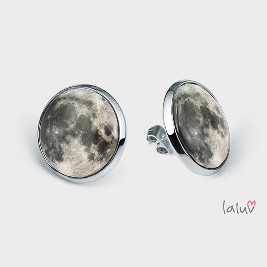 Kolczyki sztyfty MOON laluv