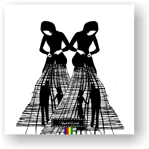 Każdy tka swoją opowieść - karteczka na życzenia Parallel World