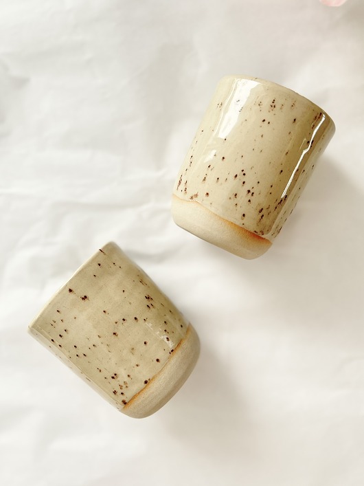 filiżanki Ceramiczna czarka, kubek - piaskowy beż
