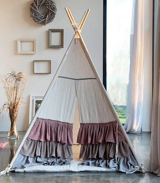 namioty i tipi dla dzieci Lniany Zakątek -  tipi, namiot dla dzieci