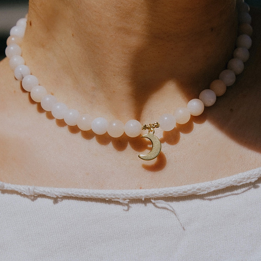 chokery Naszyjnik Choker Lune Rose