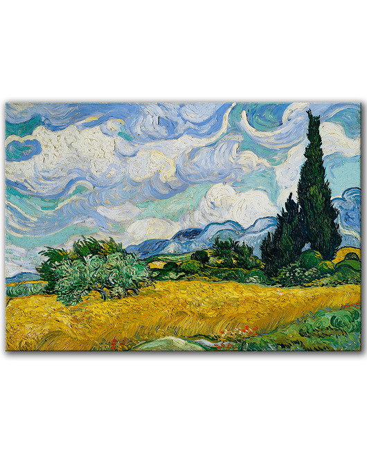 obrazy Obraz na płótnie - 100x70 cm - Van Gogh (1-0654)