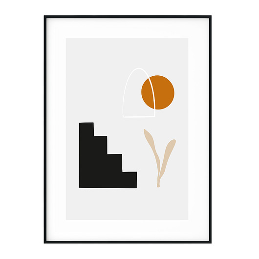 Plakat skandynawski Abstrakcja no. 8 myscandi