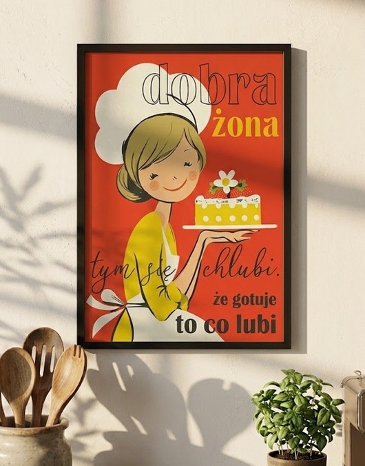 plakaty Plakat gospodyni 30x40