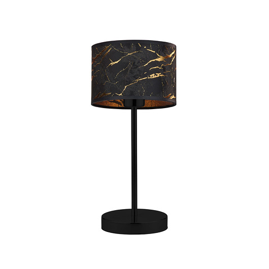 lampy stołowe Chromowana lampka nocna  w sypialni NICEA MARMUR