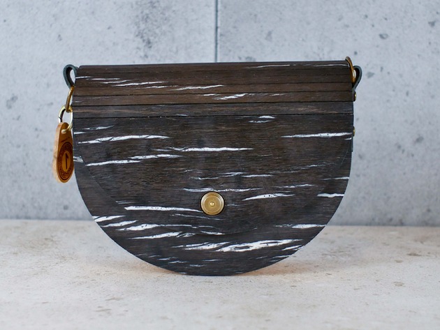 torby na ramię Torebka drewniana - TRE - model LAGUZ