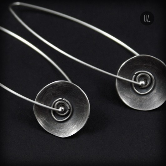 Circles Rhea - srebrne kolczyki Olga Zielińska