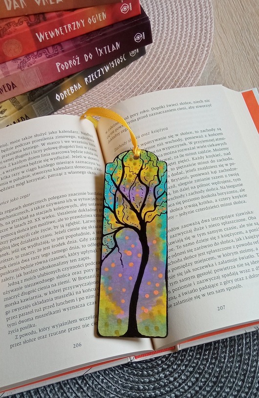 zakładki do książek Zakładka do książek Magiczne drzewa