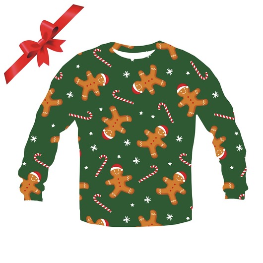 Damska bluza świąteczna GINGERBREAD roho clothing