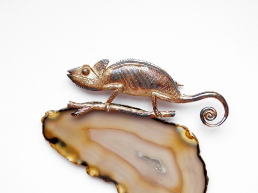 Kameleon - broszka VENUS GALERIA