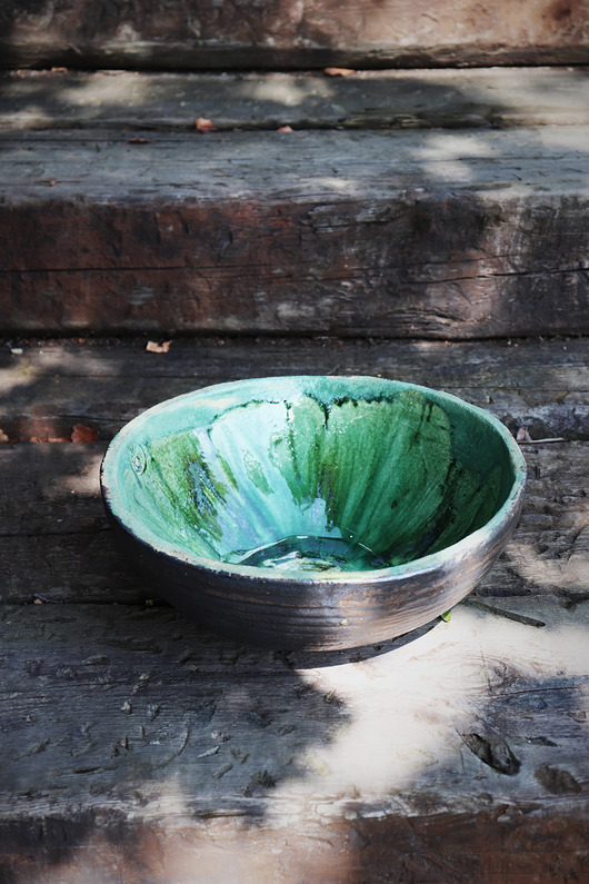 umywalki Umywalka zielona, umywalka nablatowa, umywalka ceramiczna, okragła