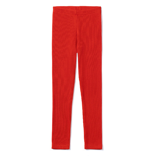 legginsy i getry dla dziewczynki Legginsy dziecięce prążek dynia