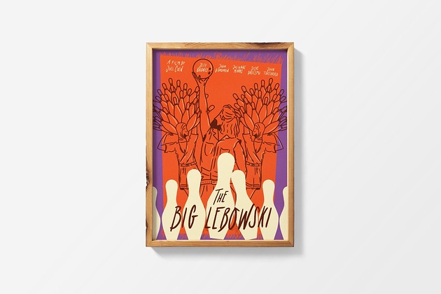 plakaty big lebowski x gig poster