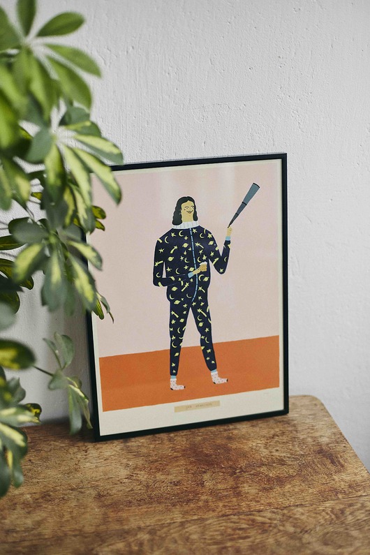 grafiki i ilustracje Jan Heweliusz ilustracja /  Lubek