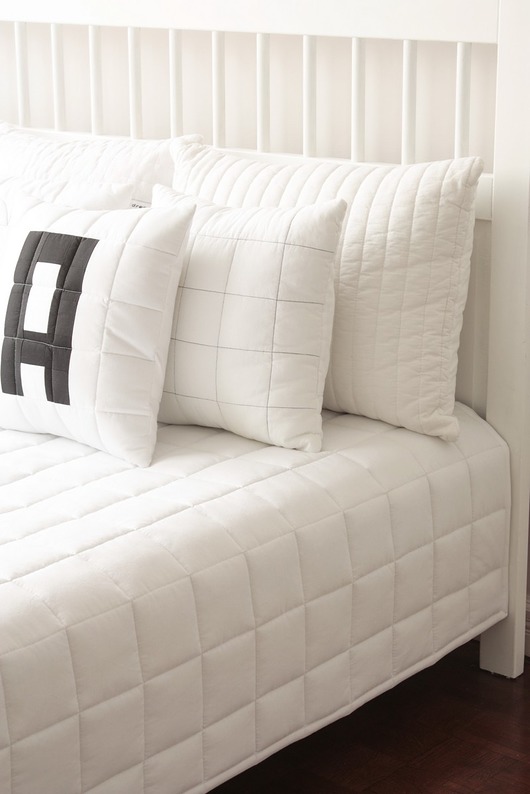 koce i narzuty Narzuta pikowana ODIT 200 x 200 cm biała