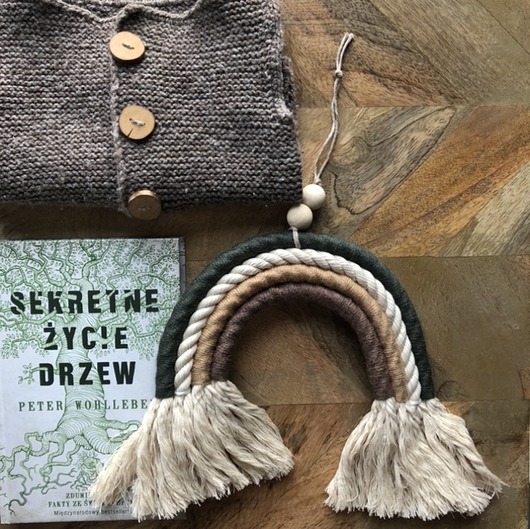 Tęcza macramowa,boho tecza Holly Olly
