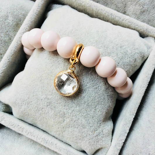 Bransoletka PINK CRYSTAL labonita