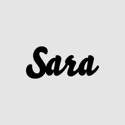 Napis Drewniany 3D SARA LOVINA PRINTS