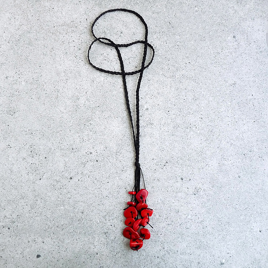 naszyjniki - inne Koral czerwony oryginalny naszyjnik