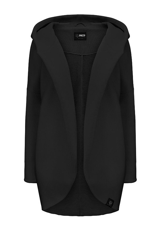 bluza z kapturem damska Peleryna do zadań specjalnych Czarna