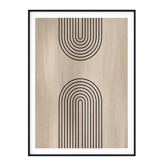 Plakat abstrakcyjny Japandi no. 59 myscandi