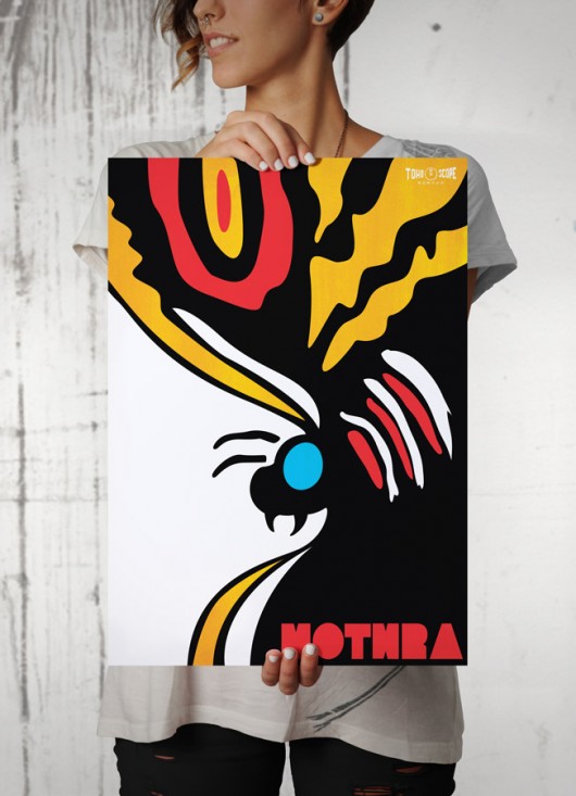 Plakat Mothra  minimalmill