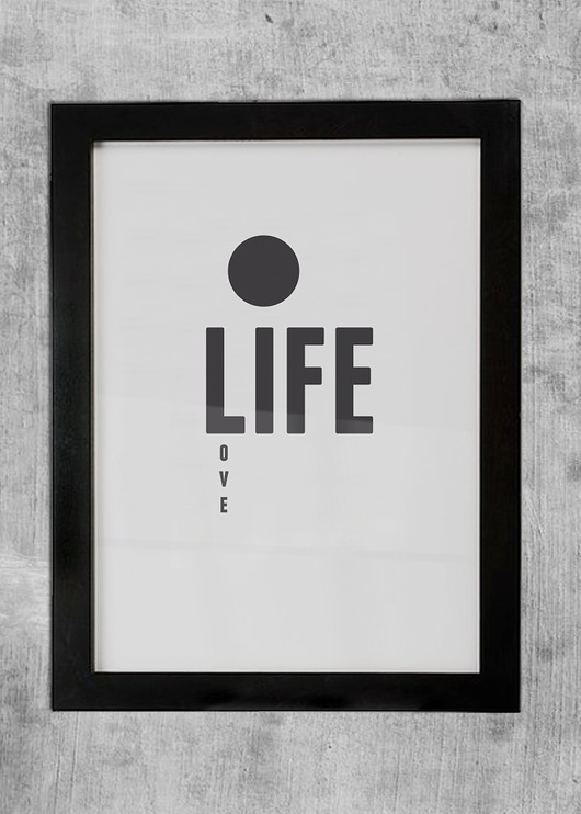 Life Plakat 70x100 GAU Home