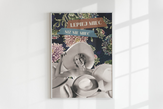 plakaty Plakat LUBIĘ MIEĆ (kolaż)