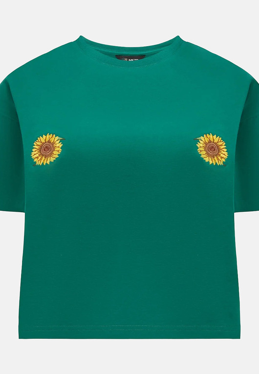 t-shirt damskie T-shirt Crop-Voil