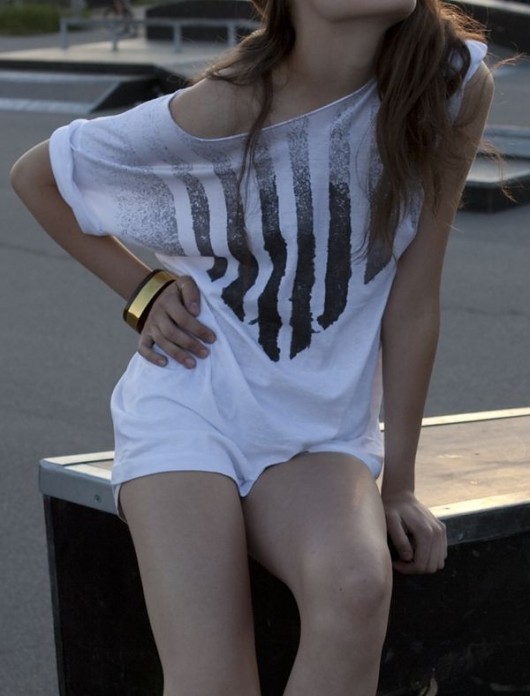 T SHIRT RĘCZNIE FARBOWANY exghost
