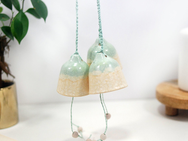 ozdoby choinkowe Dzwonki choinkowe - ceramiczne ozdoby świąteczne