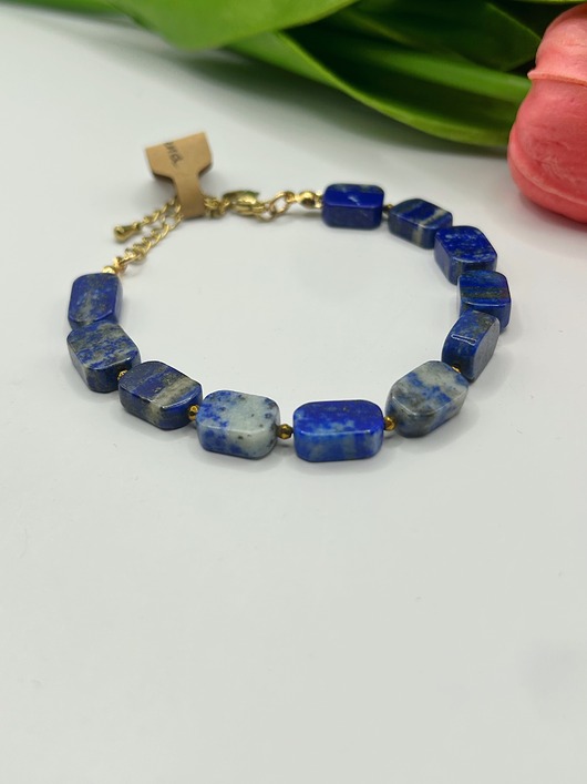 bransoletki z kamieni naturalnych Bransoletka ochronna Antystres - Lapis Lazuli