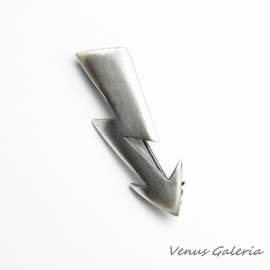 Błyskawica - broszka srebrna VENUS GALERIA