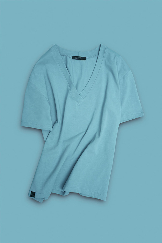 SKY V-neck Tee DOT