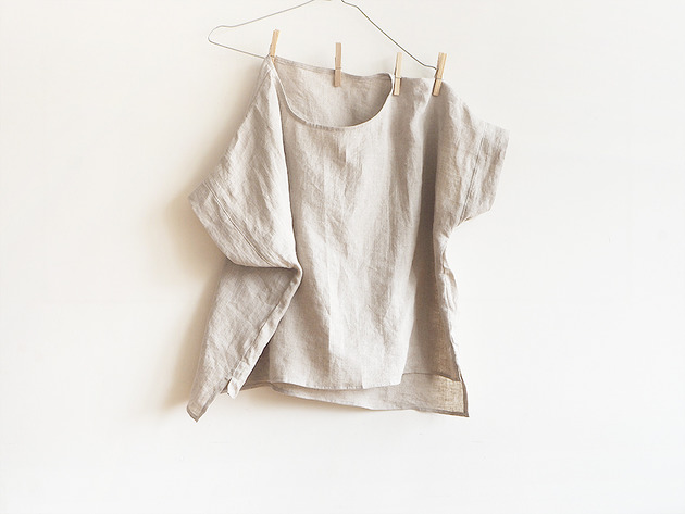 t-shirt damskie lniana bluzka "MOMO"