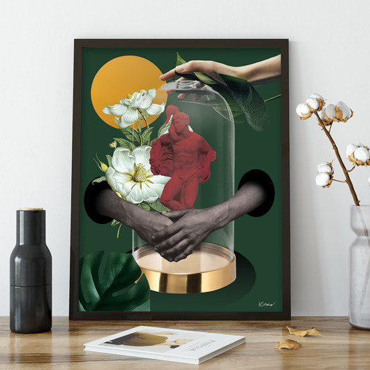 Plakat / Kolaż "Zeus" kris collage