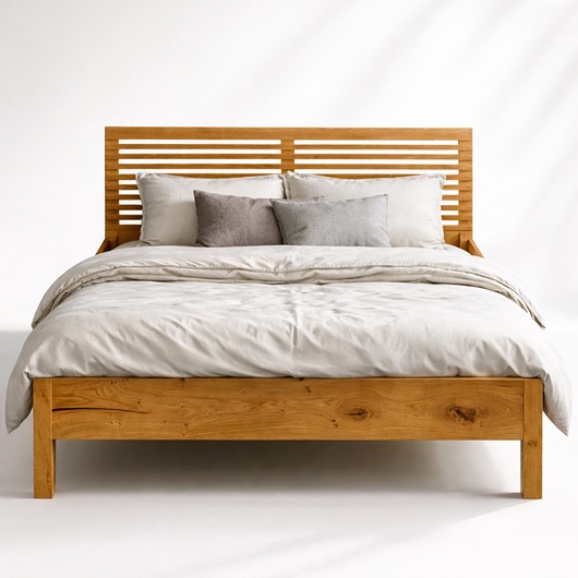 łóżka Drewniane łóżko podwójne - BDD1