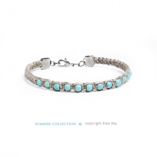 Star Girl Kiwi (Dach) - summer bracelet Ewa Saj Fotografie