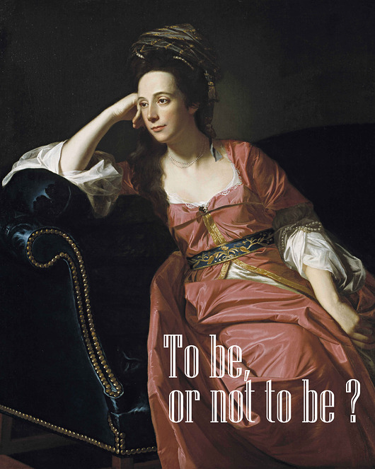 obrazy To be or not to be - dekoracja ścienna