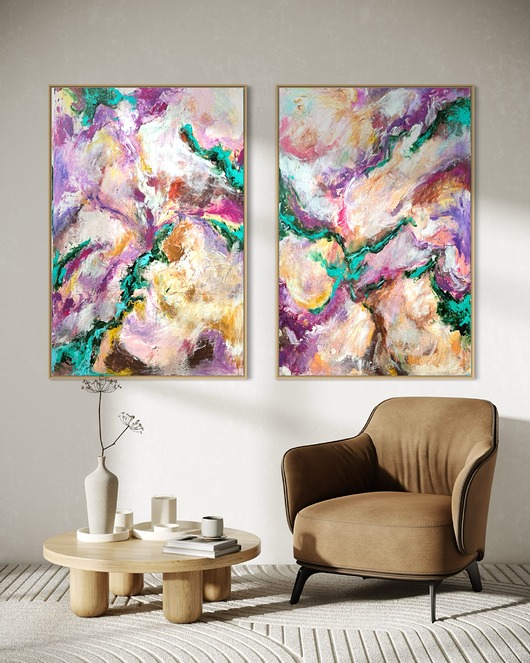 obrazy Zestaw obrazów 90x60 cm