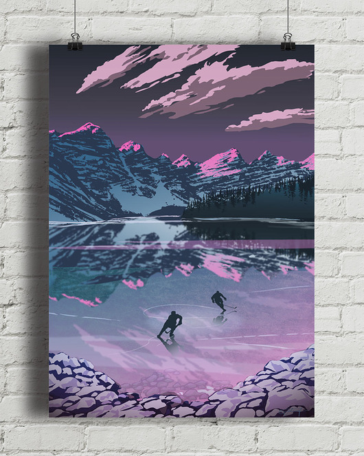 plakaty Plakat Hokej na lodzie