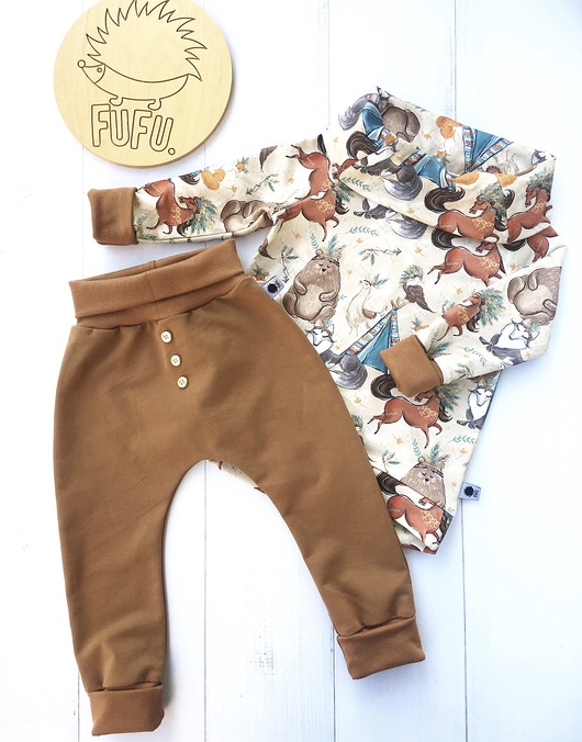 Komplet rosnący z maluszkiem - boho boy FuFu Handmade