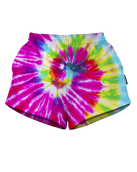 szorty damskie Shorty Spodenki Damskie DR.CROW Tie Die Colorful