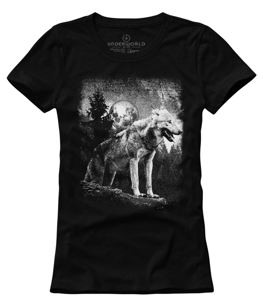 t-shirt damskie T-shirt damski UNDERWORLD Wolf in mountains
