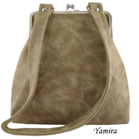 Torebka XL :: classic beige leather :: yamira
