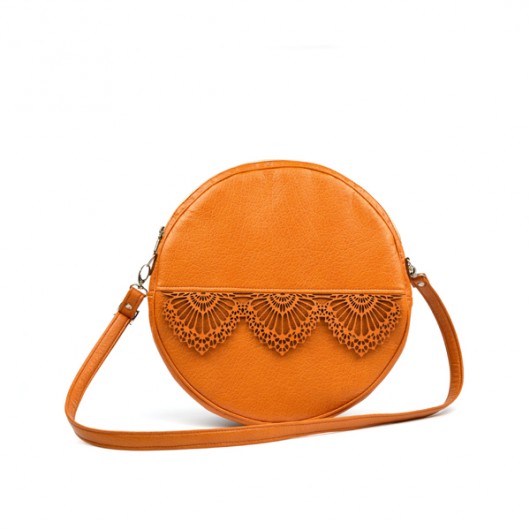 OrangeLace felt label