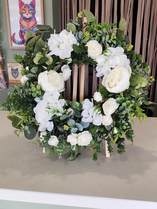 wianki Wianek wiosenny na drzwi dekoracja drzwi do domu