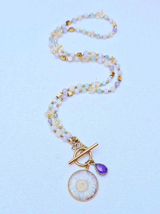 złote naszyjniki Kolorowy Naszyjnik Zapowiedź Wiosny