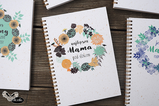 Najlepsza Mama pod słońcem, recycled notes Sowia Aleja