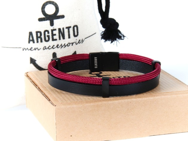 Elegancka bransoletka męska Argento akcesoria